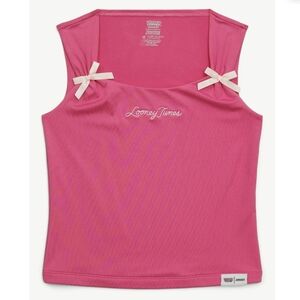 Justice x Looney Tunes Bow Detail Top 1